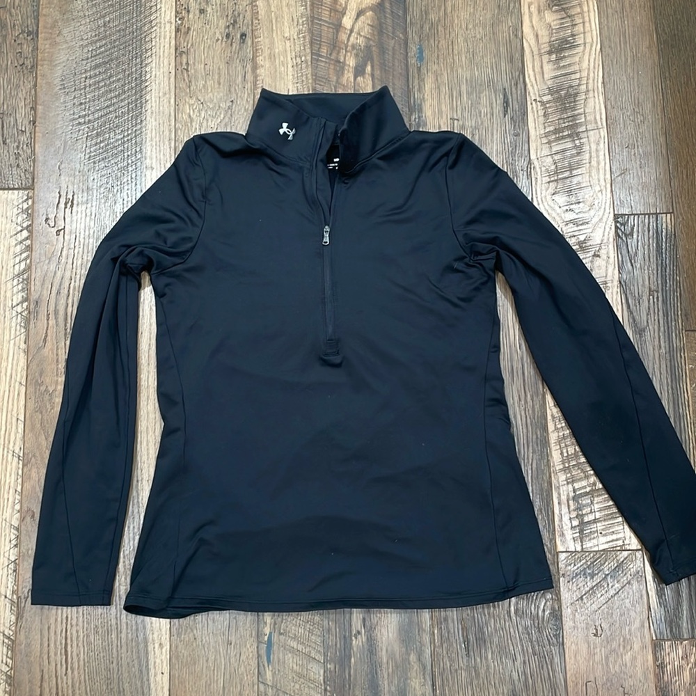 Under Armour Cold Gear 1/4 zip shirt Wm L
